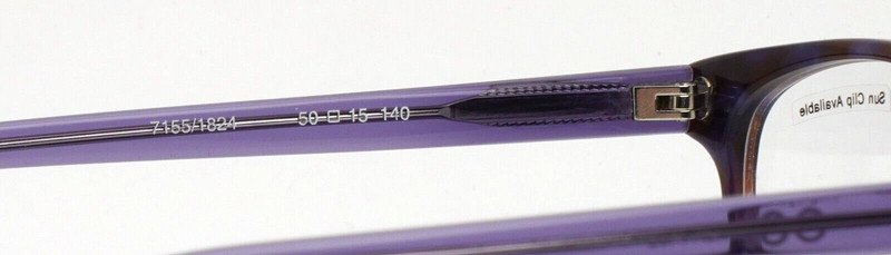 OGI Heritage 7155/1824 Purple Tortoise Womens Cat Eye Eyeglasses 50-15-140 B:37 gallery