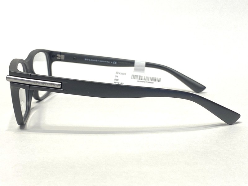 Men's Bvlgari Eyeglasses Frames BV3039 938 Black & Gunmetal 54/18~145 NEW gallery