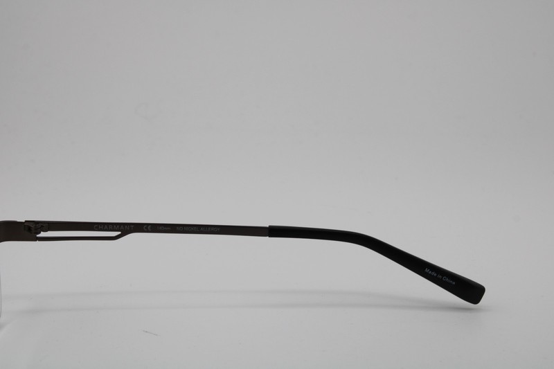 NEW CHARMANT TITANIUM PERFECTION CH11421 GR GRAY AUTHENTIC EYEGLASSES 52-20 gallery