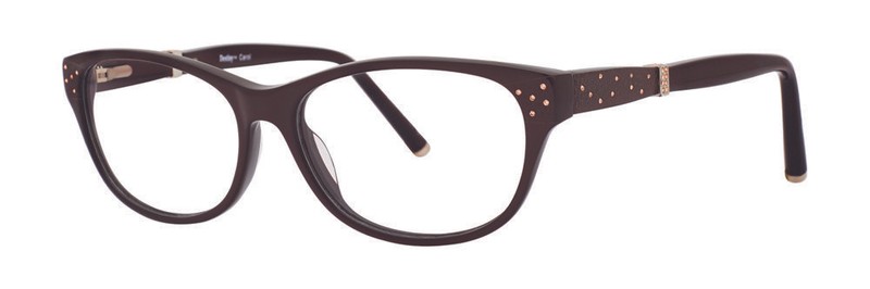 Destiny Carol Eyeglasses Eye Glasses Brown Authentic New 56mm Women