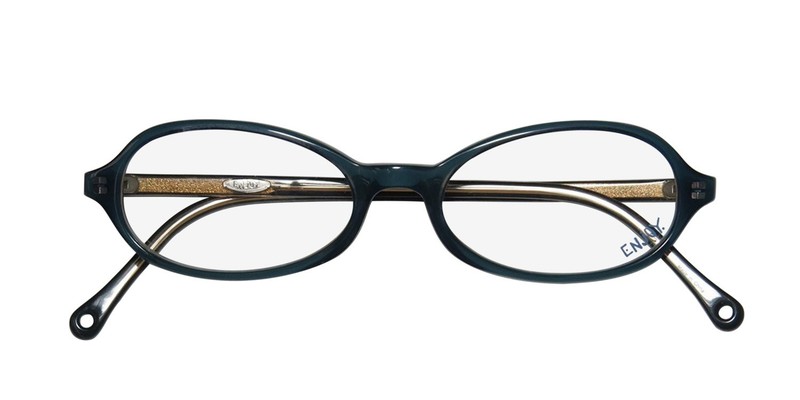 NEW ENJOY 2703 EYEGLASS FRAME PLASTIC UNISEX F VINTAGE FULL-RIM DESIGNER BLUE gallery
