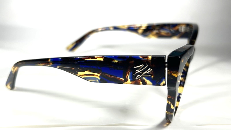 Karl Lagerfeld KL6065 430 Eyeglasses Frame 6065 Tortoise Yellow Blue 53-18-140 gallery