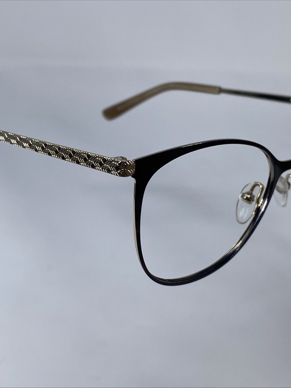 KAREN KANE “MYRRH” Black/Gold Designer 51-17-140 Eyeglasses Frame gallery
