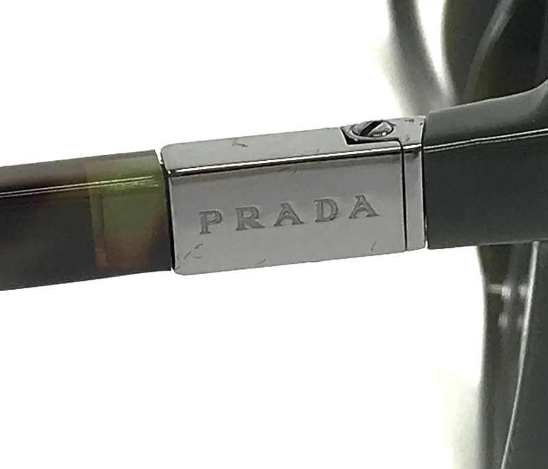 Prada Eyeglasses Frames VPR29S UF8-1O1 Havana Brown Green Tortoise 54-19-140 gallery