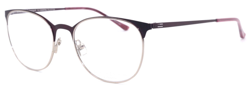 NEW PRODESIGN 3168 COL.3821 BURGUNDY SILVER AUTHENTIC EYEGLASSES 51-18 DENMARK!