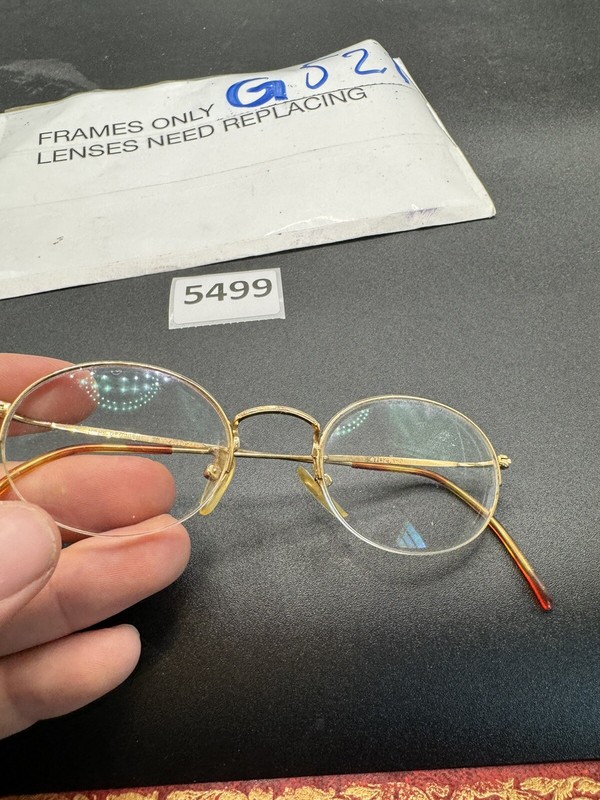 GREAT VINTAGE USED PAPA HEMINGWAY EYEGLASSES MADE IN JAPAN 17-510 47-21 gallery