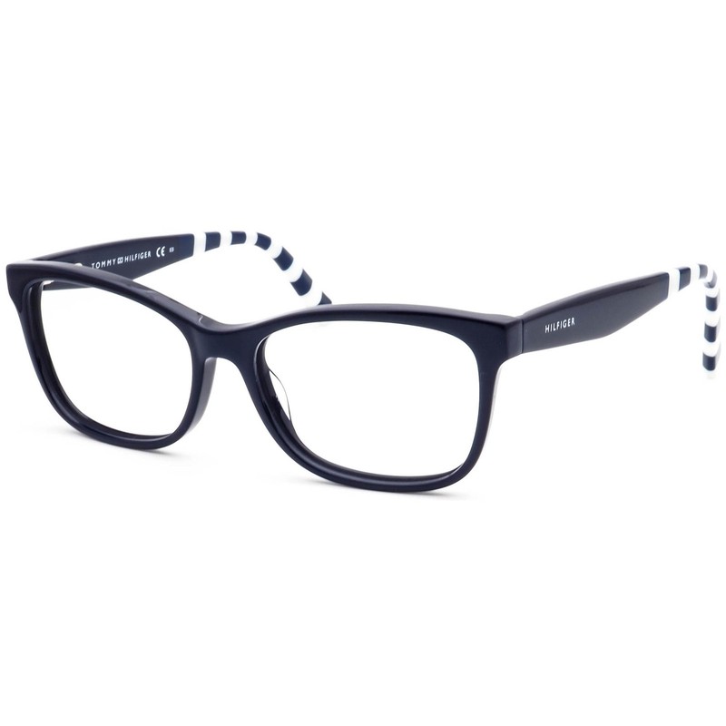 Tommy Hilfiger Eyeglasses TH 1483 PJP Polished Dark Blue Square Frame 53[]16 140 gallery