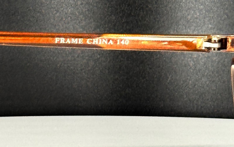VTG CAPEZIO 15 SHINY COPPER Womens Classic Oval Full Rim Eyeglasses FRAMES ONLY gallery