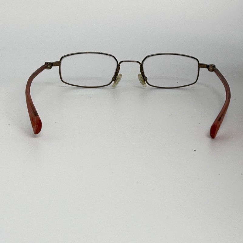 Nike 4617 222 Flexon Eyeglasses Frames Brown Orange Rectangular 45-19-130 21572 gallery