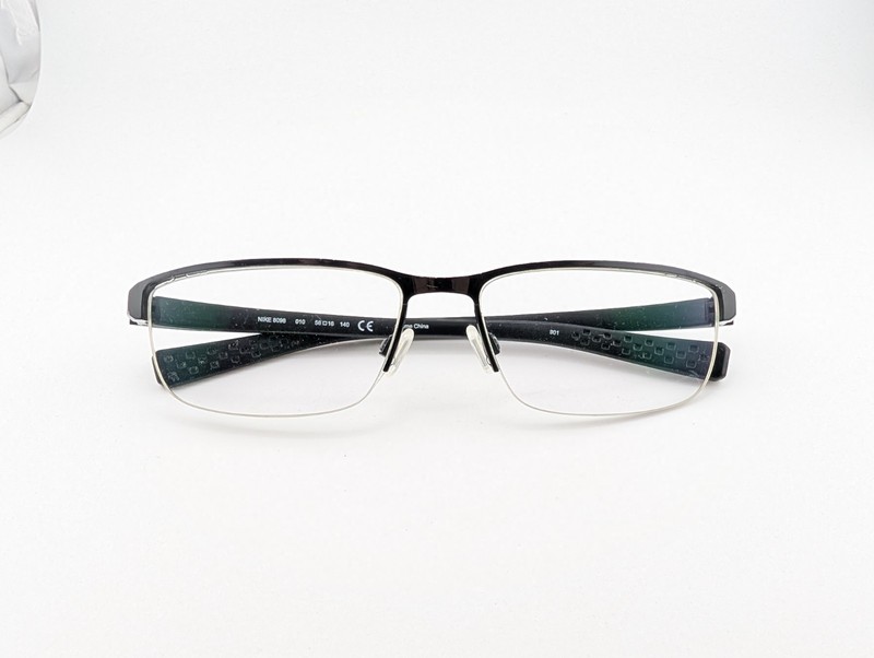 Nike Eyeglasses Frames Only, NIKE 8098 010, 56-16-140, Black