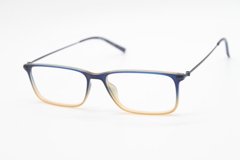 NEW EDDIE BAUER EB32052 NV NAVY BLUE BROWN AUTHENTIC EYEGLASSES 55-15