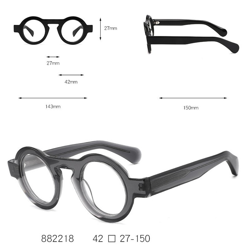 Deluxe Japanese style Thick Acetate Eyeglass Frames Large Spectacles Glasses gallery
