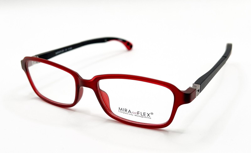 NEW MIRAFLEX TOM C.134 RED/BLUE AUTHENTIC EYEGLASSES 49-17