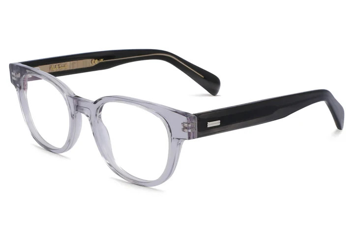 New Paul Smith Eyeglasses Haydon Transparent Gray 49-20-145 Retail $300+ w/ Case gallery