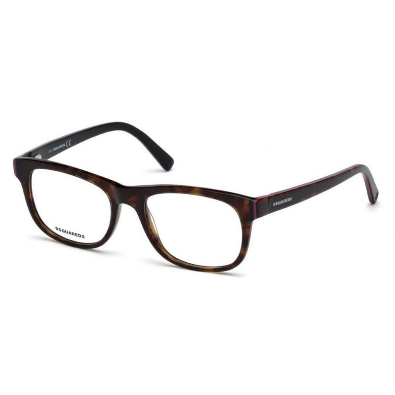 DSQUARED2 DQ5218 052 Tortoise Plastic Optical Eyeglasses Frame 53-18-140 DQ RX