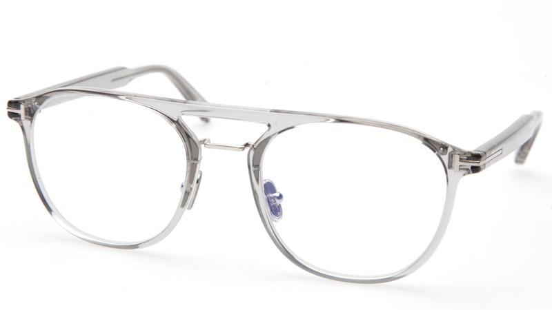 NEW TOM FORD TF5982-B 020 Gray Eyeglasses Frame 52-20-145mm B46mm Italy