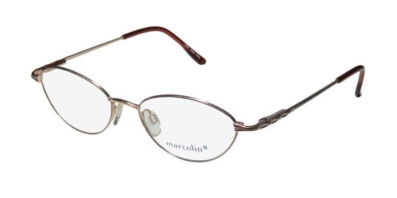 NEW MARCOLIN 7209 EYEGLASS FRAME UNISEX METAL RETRO FULL-RIM 51-17-135 255