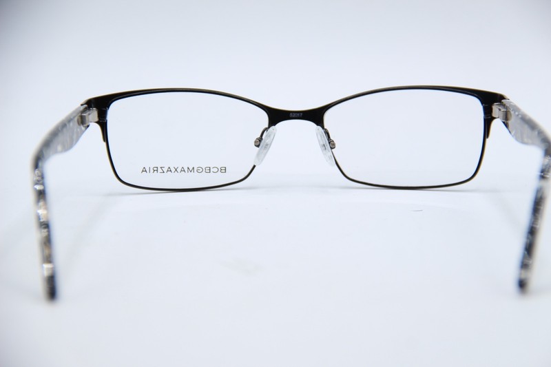 NEW BCBGMAXAZRIA BRYNN BLACK WHITE AUTHENTIC FRAMES EYEGLASSES 52-17 gallery