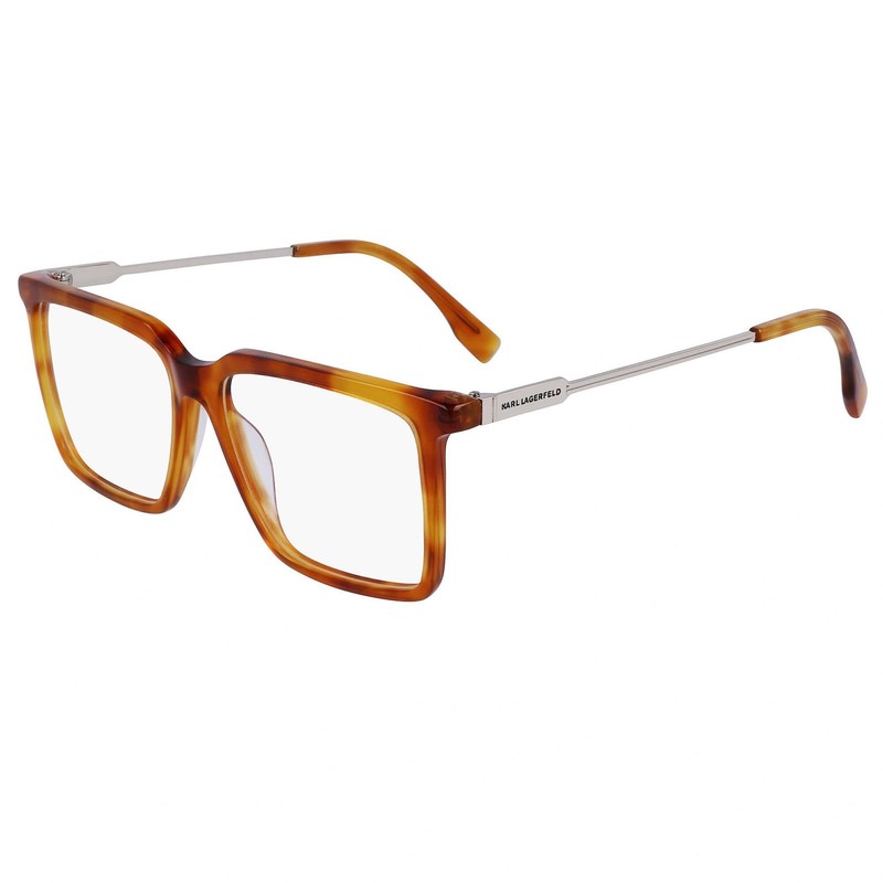 Karl Lagerfeld Men’s Eyeglasses Tortoise Acetate Square Shape Frame KL6114 240