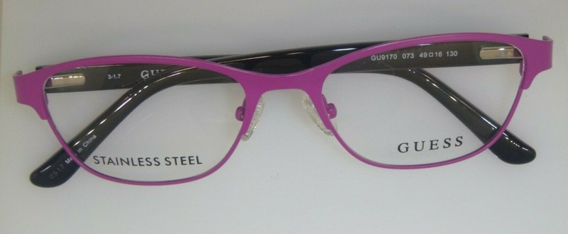 GUESS GU9170 Fuchsia 073 Kids Metal Eyeglasses 49-16-130 9170 gallery