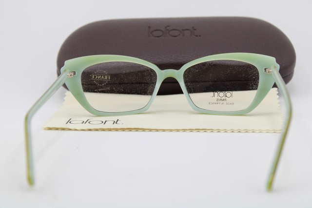 NEW JEAN LAFONT PARIS GOURMANDE 3134 BLUE YELLOW AUTHENTIC EYEGLASSES 49-15 gallery