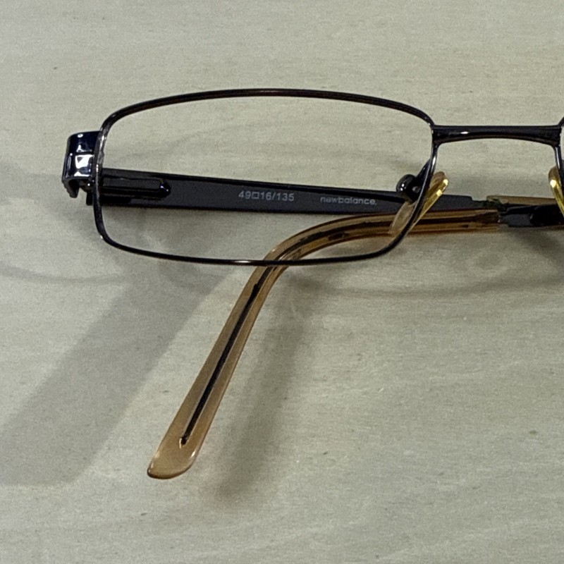 New Balance NB 419-3 Eyeglasses Frame Only Gunmetal Spring Hinge 49-16-135-25mm gallery