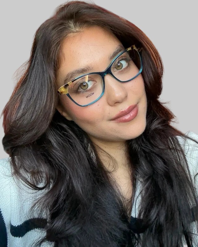 New WOOW Paris Say Yes 2 2694 53mm Blue Cat Eye Women’s Eyeglasses Frame