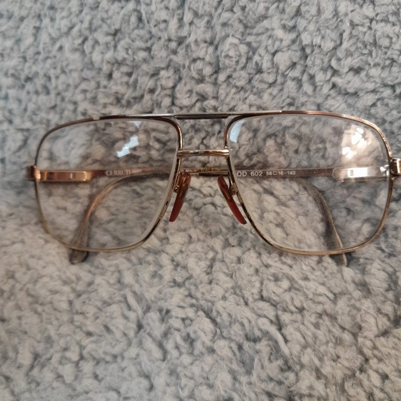 CERRUTI 1881 Mod 602 VINTAGE Designer Eyeglasses Goggles 56/16/-140
