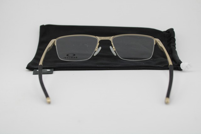 NEW OAKLEY OX3218-0954 SOCKET 5.5 LIGHT GOLD BLACK AUTHENTIC EYEGLASSES 54-18 gallery