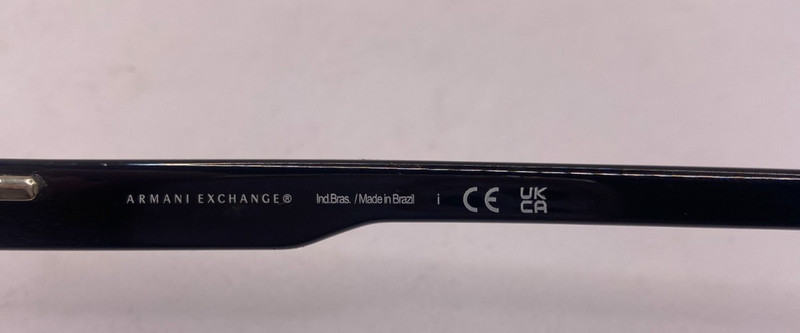 ARMANI EXCHANGE FRAMES ONLY EYEGLASSES AX3016 8239 BLACK 53-17-145 gallery