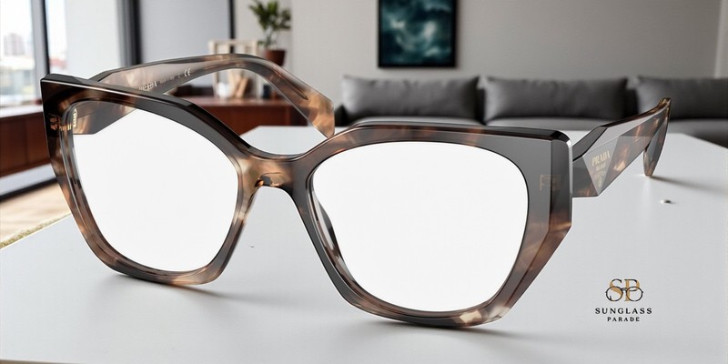 PRADA PR 18WV 07R1O1 Caramel Tortoise Demo Lens 52 mm Women’s Eyeglasses