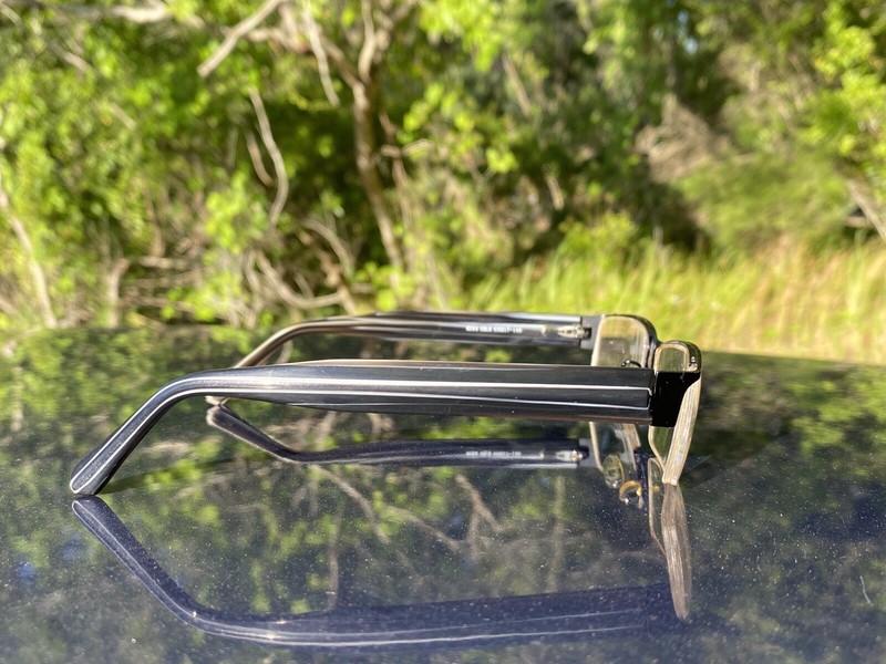 Magic Clip Eyeglass FRAMES ONLY | M394 SBLK | Half Rim | Nice Professional Look gallery