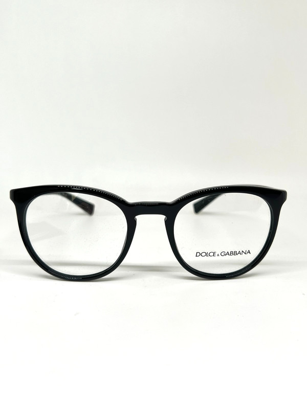DOLCE & GABBANA DG 3269 501 Unisex Eyeglasses 51-21-140 Black 100% Authentic gallery