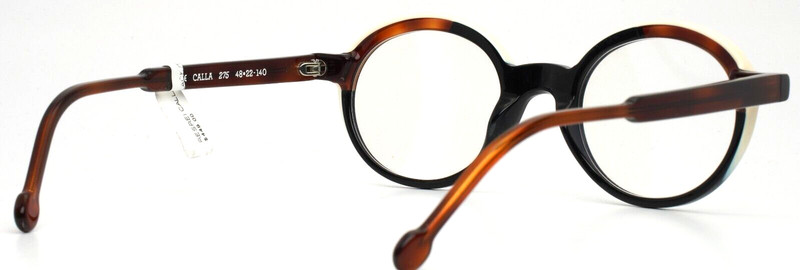 RES/REI Calla 275 Tortoise Cream Womens Round Full Rim Eyeglasses 48-22-140 B:41 gallery