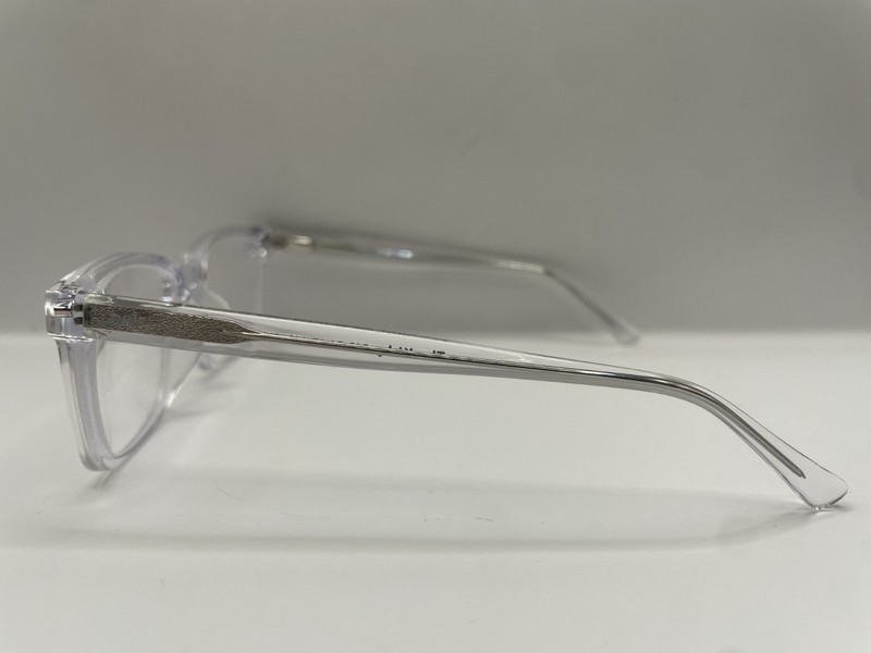 PAIR EYEWEAR THE KIRBY 049 CLEAR EYEGLASS FRAMES 54-17-140 & 1 TOPPER W/CASE gallery