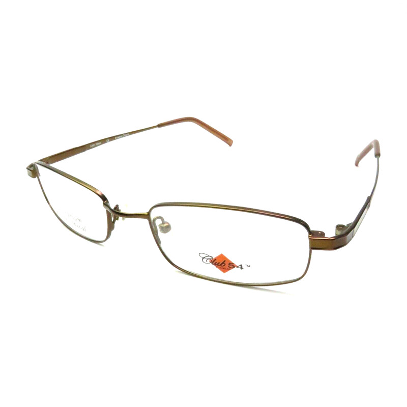 Lido West Club 54 EYEGLASSES Beta Titanium Memory Metal Limbo Brown 50[]18 140