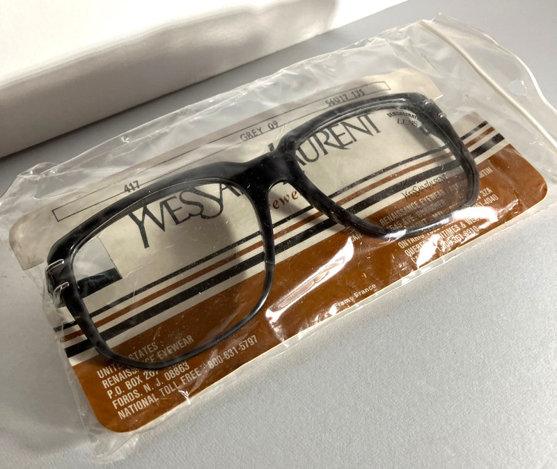 H8 YSL YVES SAINT LAURENT EYEGLASSES FRAMES 417 09 56-17-135 FRANCE