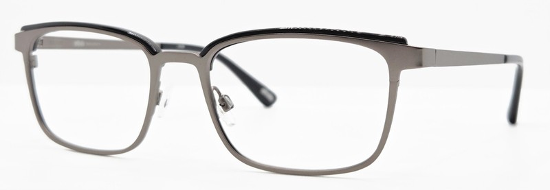 OTTOTO MASSIMO 35-001883 GUNMETAL/BLACK AUTHENTIC EYEGLASSES FRAMES 53-18-145