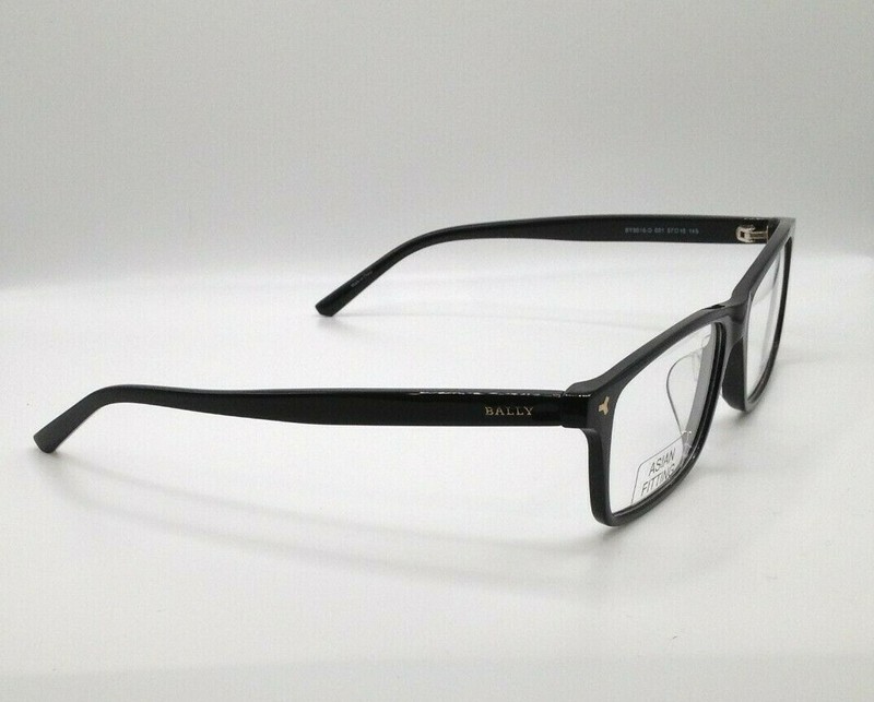 Bally BY5016-D 001 Black Wide Plastic Eyeglasses Frame 57-16-145 Asian Fit gallery