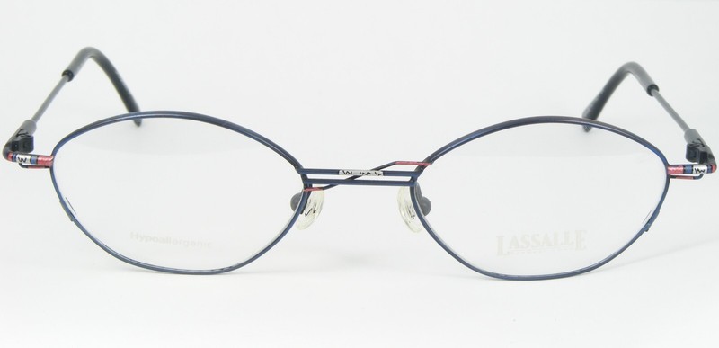 NOS LASSALLE H020-1 MULTICOLOR EYEGLASSES GLASSES METAL FRAME 47-19-123mm Italy gallery