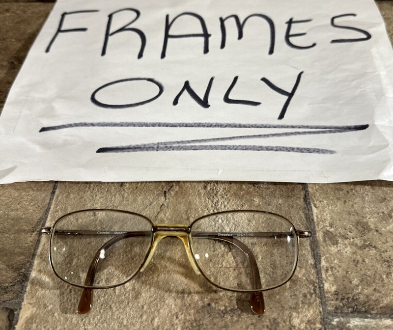 Camelot MANNING Chocolate Eyeglasses Frame Full Rim Spring Hinge 53-17-140-37 G5