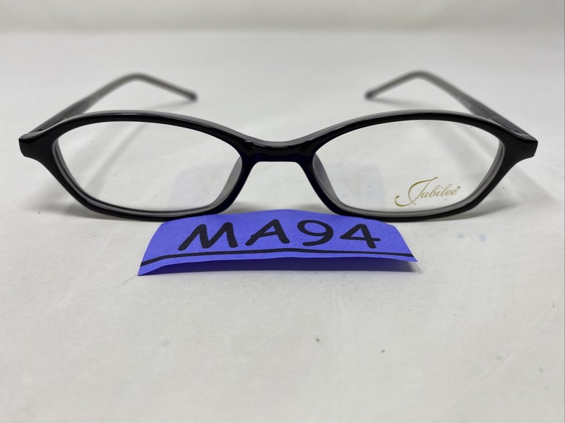 Jubilee Jubilee 5695 BLK 47-17-140 Black Full Rim Plastic Eyeglasses Frame MA94 gallery