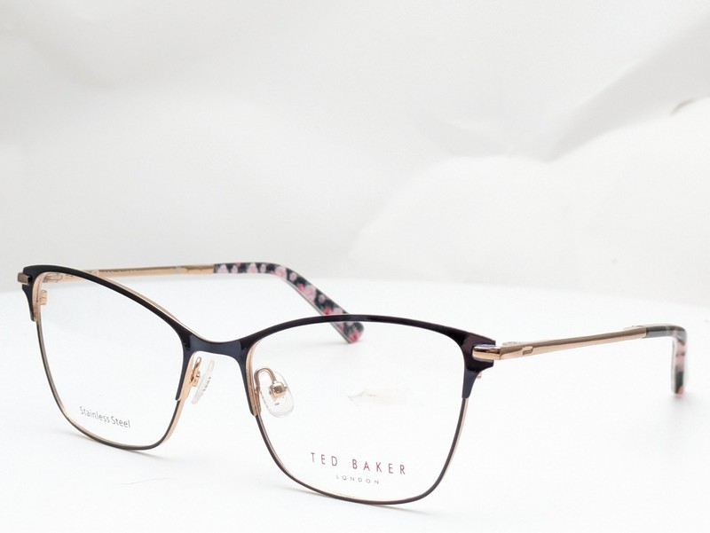 Ted Baker TW 501 BLU Blue Gold Women's Eyeglasses Frames 50-16-135 gallery