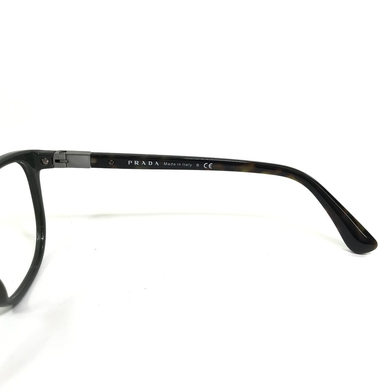 PRADA Eyeglasses Frames VPR 29S UF8-1O1 Olive Green Brown Tortoise 54-19-140 gallery