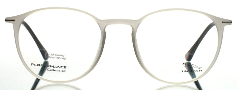 JAGUAR 36808 6500 Frosted Grey Mens Round Full Rim Eyeglasses 51-19-140 B:44 gallery