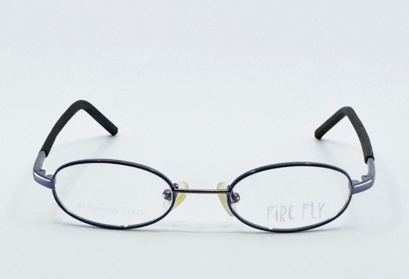NEW FIRE FLY FF219 PURPLE Unisex Oval Full Rim Eyeglasses 42-17-130 B:24 gallery