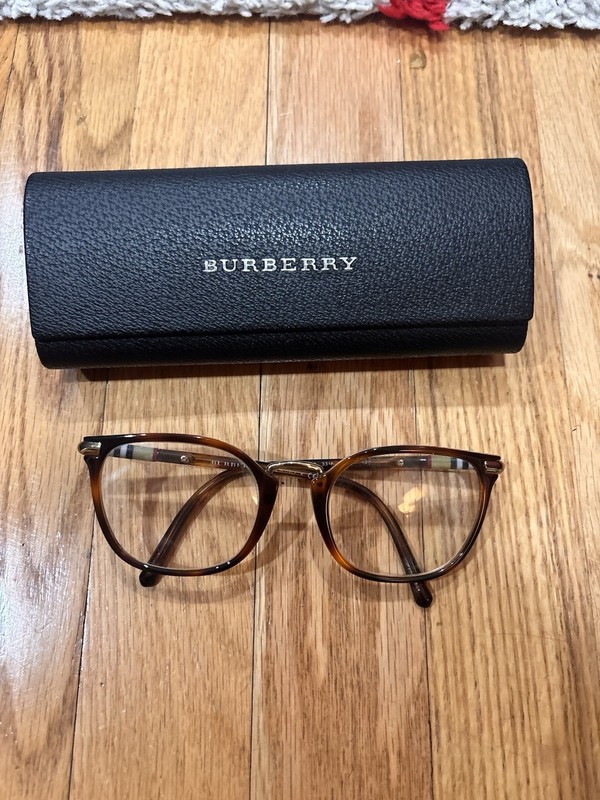 Burberry BE2269 Eyeglasses Glasses Nova Check Plaid Black 3316 52 21 140 Italy
