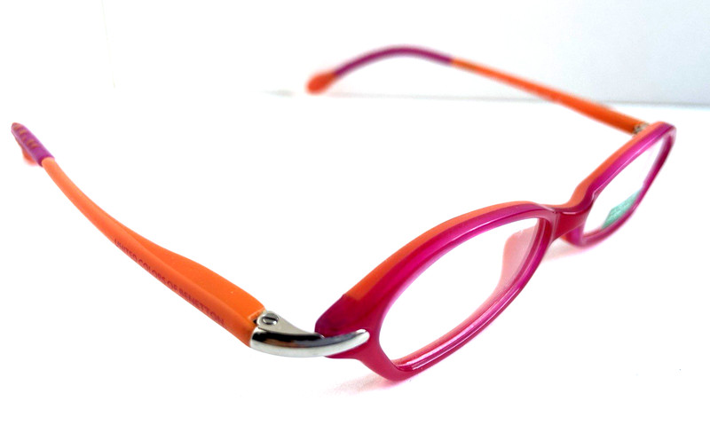 New UNITED COLORS OF BENETTON BB 04301 41mm Pink Girls Eyeglasses Frame . gallery