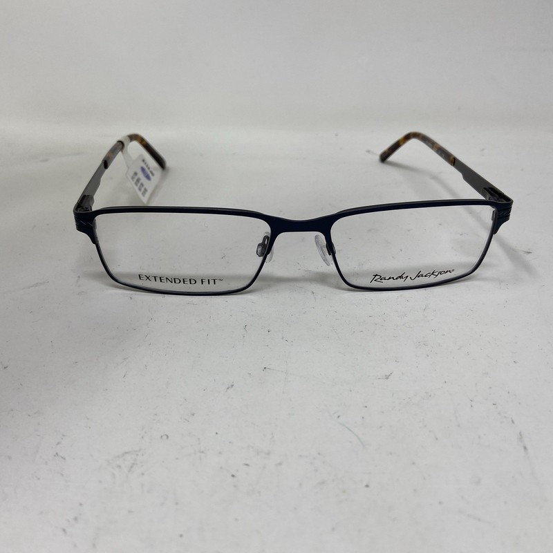 Randy Jackson Eyewear 1064 300 57-18-150 BLUE FLEX HINGE EYEGLASSES 280K gallery