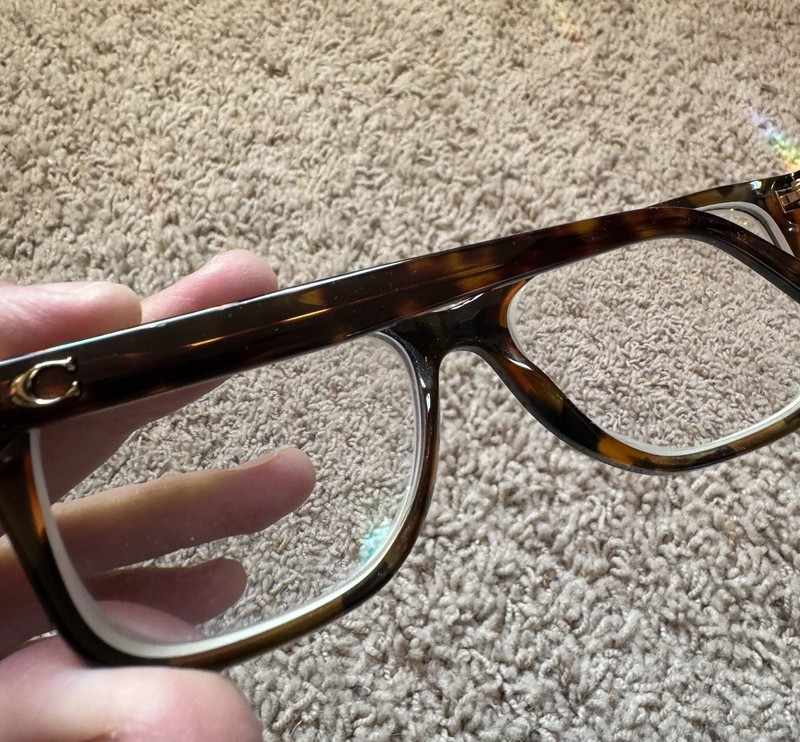 Coach HC6129 5446 Black/Tortoise Eyeglasses Frames Only 54-16-140 Glasses 6129 gallery